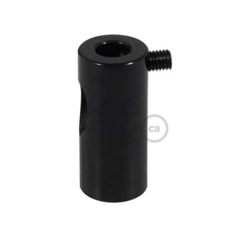 Black Plastic Decentralizer Ceiling Hook for Fabric Cables with Stop LovelyNord