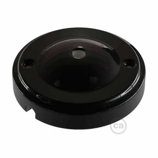 Black Porcelain 10 cm Ceiling Rose Kit LovelyNord