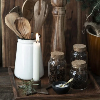 Cork Stopper Glass Storage Jar, 210 ml LovelyNord