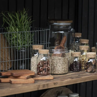 Cork Stopper Glass Storage Jar, 210 ml LovelyNord