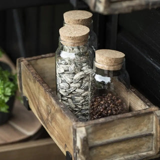 Cork Stopper Glass Storage Jar, 330 ml LovelyNord