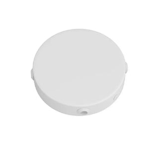 White Metal 8.3 cm 4-side Hole Ceiling Rose, Junction Box LovelyNord