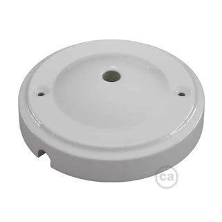 White Porcelain 10 cm Ceiling Rose Kit LovelyNord