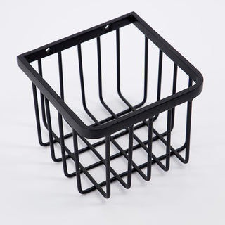 Metal Black Bath Shelf, 12 x 12 cm