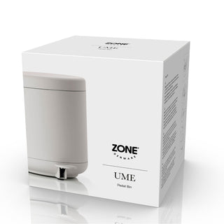 UME Soft Grey Pedal Bin, 4 l