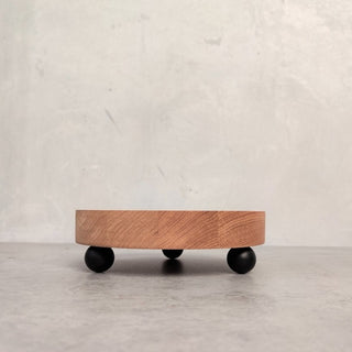 Decorative Oak Tray with Black Legs LovelyNord