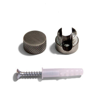 Brushed Titanium Metal Cable Clip for Walls and Ceilings Creative Cablles