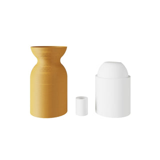 Bulb holder E27, recycled plastic, yellow LovelyNord