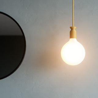 Bulb holder E27, recycled plastic, yellow LovelyNord