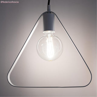 Bulb holder E27, white gloss, ø4,2 LovelyNord