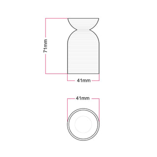 Bulb holder E27, recycled plastic, yellow LovelyNord