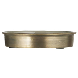 Round Grey Metal Tray IB Laursen