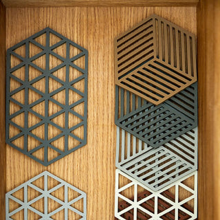 Coaster Hexagon, brown Zone Denmark