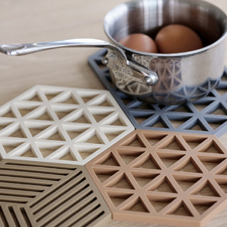 Coaster Hexagon, brown Zone Denmark