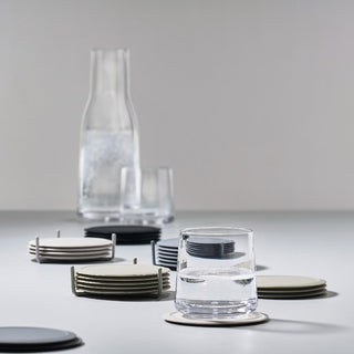 Placemat set SINGLES light grey, ø10 cm Zone Denmark