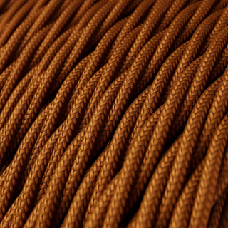 Textile braided wire 2 x 0,75 mm2, brown Whiskey LovelyNord