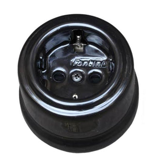 Ceramic black electrical socket lovelynord