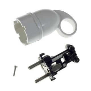 Schuko plug with ring, white LovelyNord