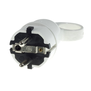 Schuko plug with ring, white LovelyNord