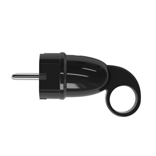 Schuko plug with ring, black LovelyNord
