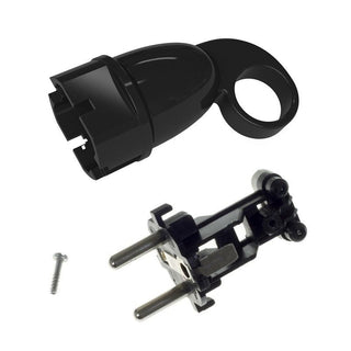 Schuko plug with ring, black LovelyNord
