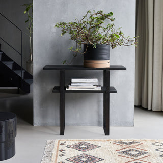 Console table Woda, black House Doctor
