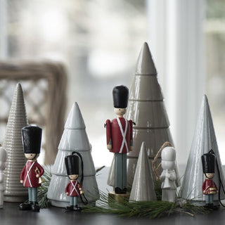 Porcelain Christmas tree white small IB Laursen