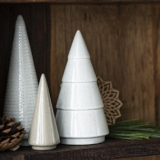 Porcelain Christmas tree white small IB Laursen