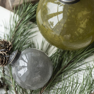 Christmas toy in grey glass LovelyNord