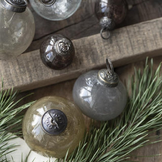 Christmas toy in grey glass LovelyNord